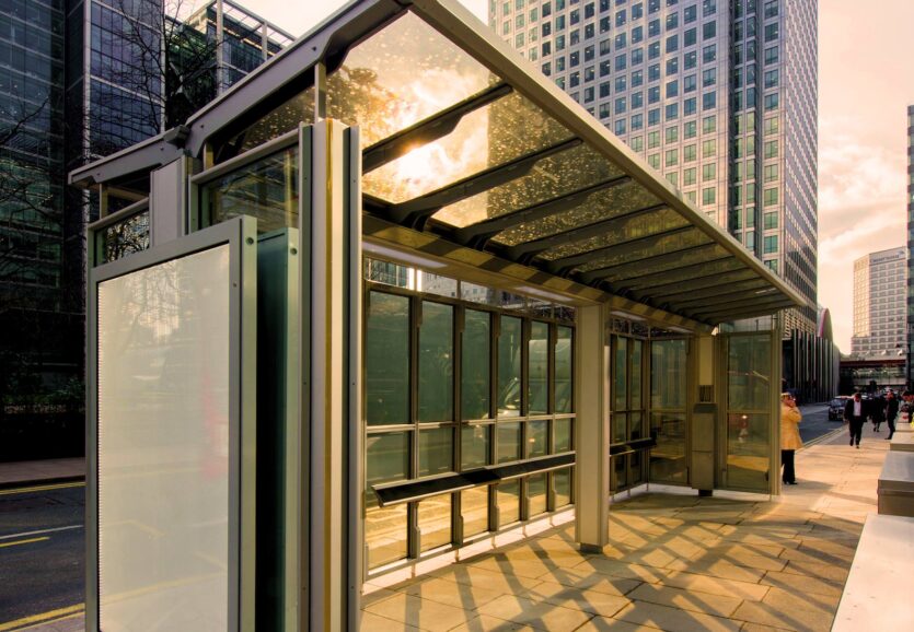 solar bus shelter lux aeterna